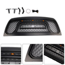 2010-2018 Dodge Ram 2500 3500 Rebel Style Grill Front Bumper Black Grille W/ LED & RAM Letter-4