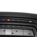 2010-2018 Dodge Ram 2500 3500 Rebel Style Grill Front Bumper Black Replacement Grille W/ LED-6