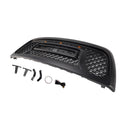 2010-2018 Dodge Ram 2500 3500 Rebel Style Grill Front Bumper Black Grille W/ LED & RAM Letter-11