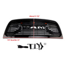 2013-2018 Dodge Ram 2500/3500 Big-Horn Style Grill Pare-chocs avant Noir mat Grille de remplacement avec lumière LED-26