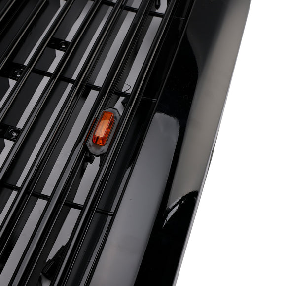 2013-2018 Dodge Ram 2500/3500 Big-Horn Style Grill Pare-chocs avant Noir mat Grille de remplacement avec lumière LED