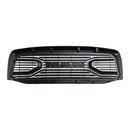2006-2008 Dodge Ram 1500 2500 3500 Front Bumper Grill Big Horn Style Matt Black Replacement Grille-11