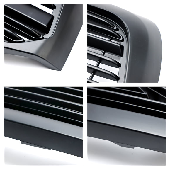 2006-2008 Dodge Ram 1500 2500 3500 Front Bumper Grill Big Horn Style Matt Black Replacement Grille