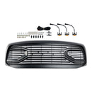 2006-2008 Dodge Ram 1500 2500 3500 Front Bumper Grill Big Horn Style Matt Black Replacement Grille-13