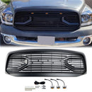 Dodge Ram 1500 2006-2008 Big Horn Czarny Grill Wlot powietrza Chłodnica Zderzak Przednia kratka ze światłem LED-3