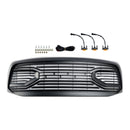 Dodge Ram 1500 2006-2008 Big Horn Czarny Grill Wlot powietrza Chłodnica Zderzak Przednia kratka ze światłem LED-7