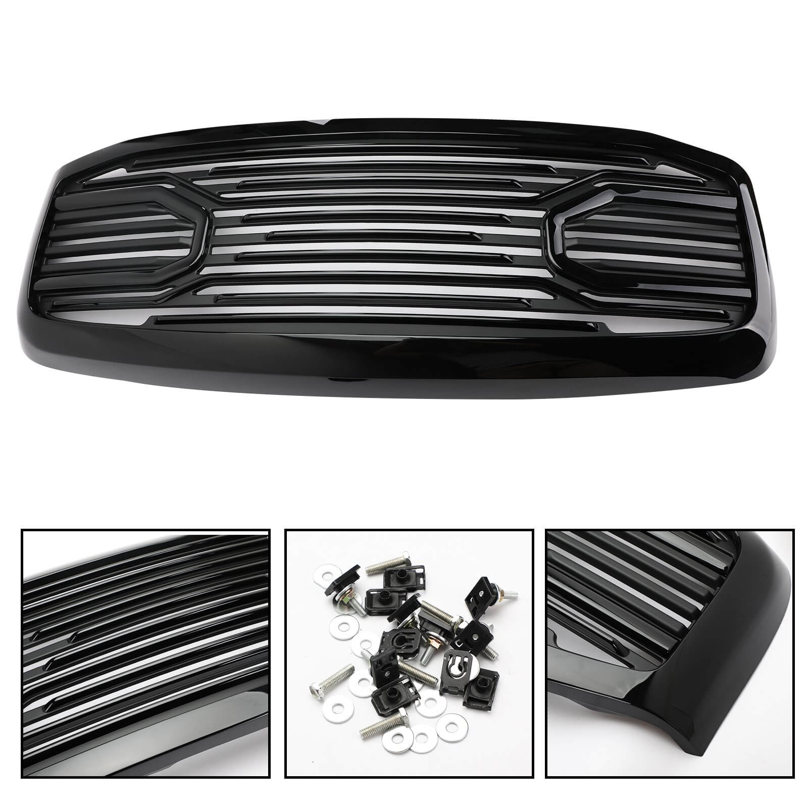 Parrilla delantera de malla negra Dodge RAM 1500 2500 3500 Big Horn 2006-2008