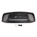 Dodge RAM 1500 2500 3500 2006-2008 Rebel Style Grill Front Bumper Black Replacement Grill W/ LED-1