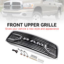 2006–2008 Dodge Ram 1500 2500 3500 Big Horn Style Chrome Grille Front Bumper Replacement Grill W/LED-3