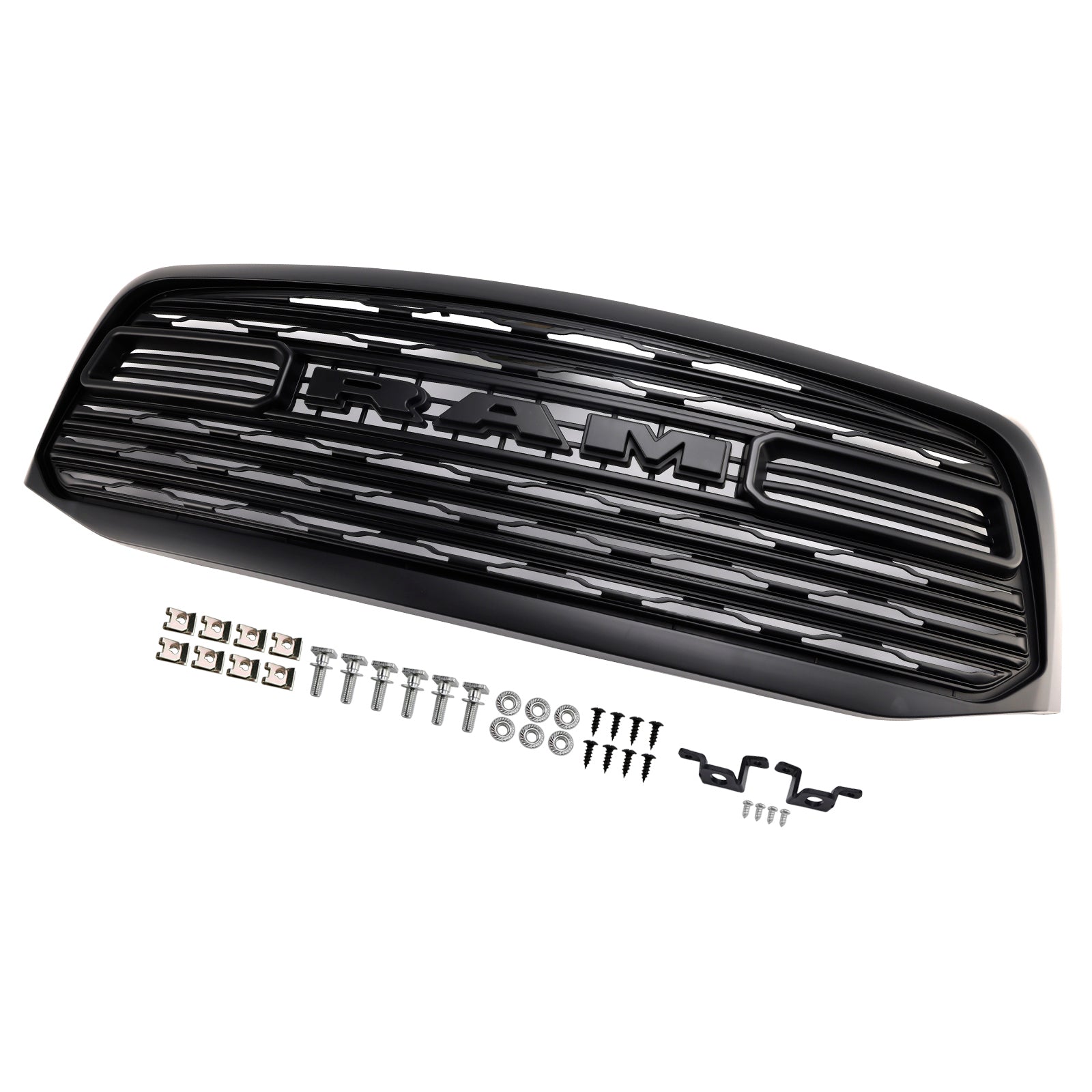 Dodge Ram 1500 2500 3500 2006-2008 LTD Style Grill Front Bumper Black Replacement Grille