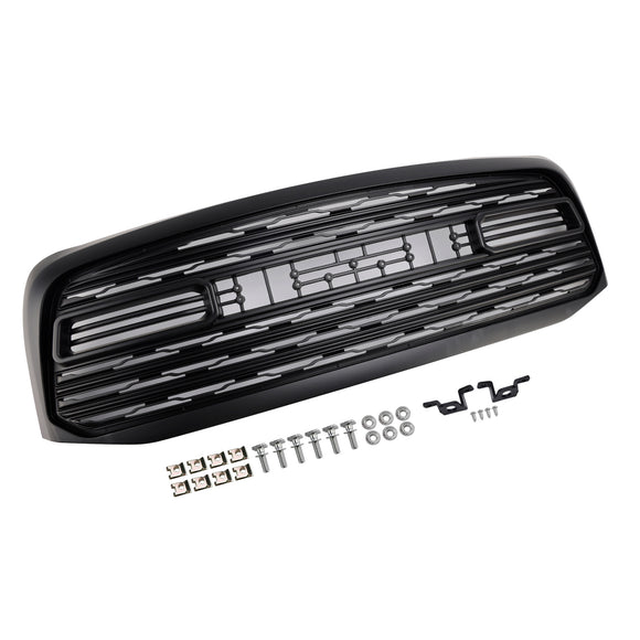 Dodge Ram 1500 2006-2008 LTD Style Grill Voorbumper Zwart Vervangend Grille Met RAM Letter