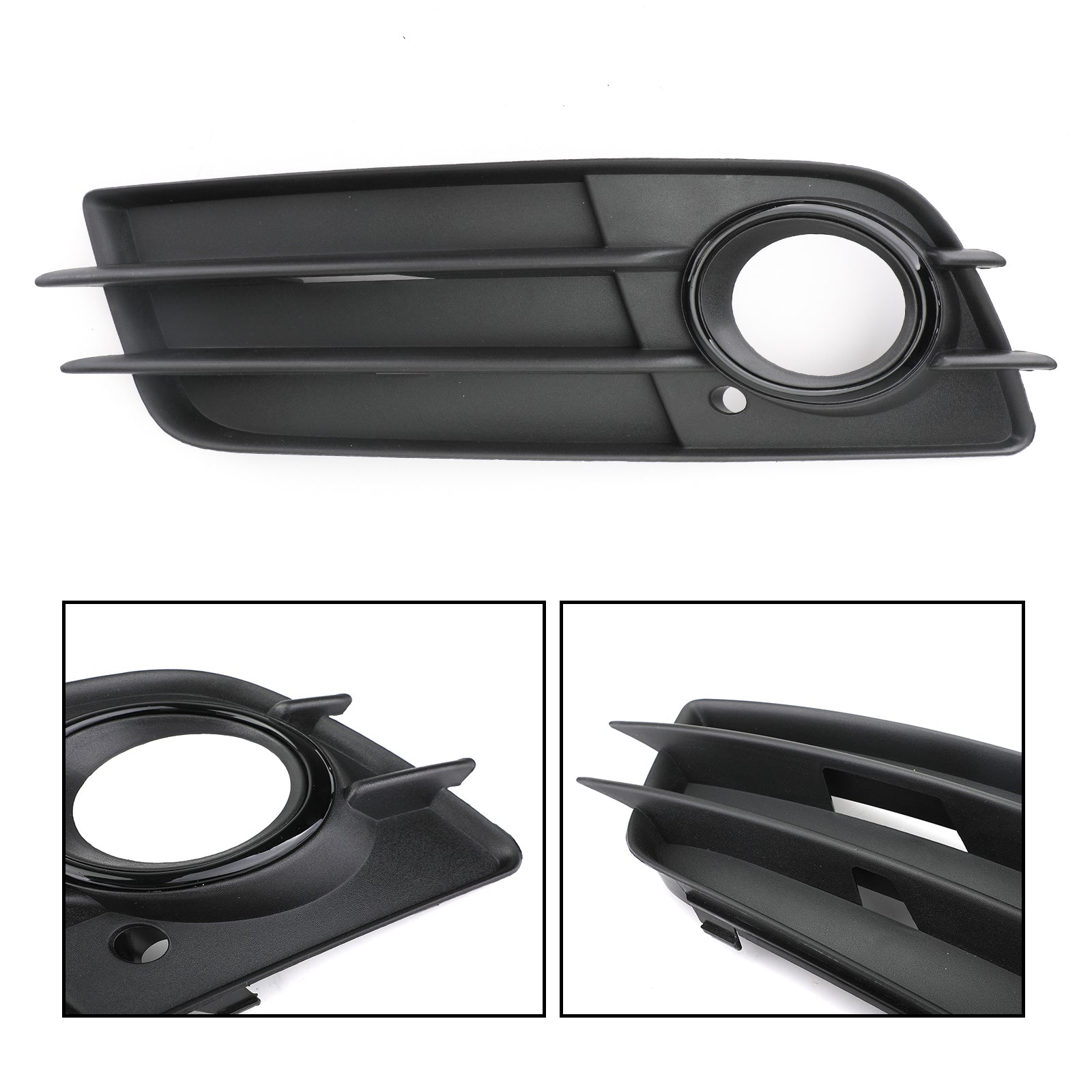 2008-2012 Audi A4 B8 S-line/s4 paire de voitures brouillard Grill Cover gauche et OEM droite/Grille de style en nid d'abeille