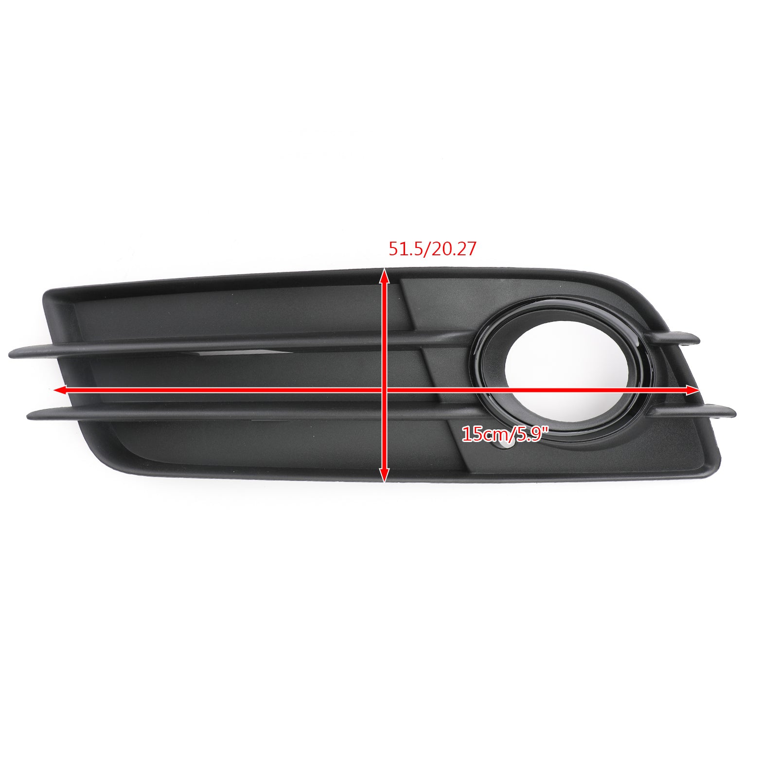2008-2012 Audi A4 B8 S-line/s4 paire de voitures brouillard Grill Cover gauche et OEM droite/Grille de style en nid d'abeille