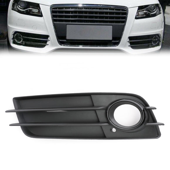 2008-2012 Audi A4 B8 S-Line/S4 Par Favo de Mel Luz de Nevoeiro Grill Capa Amortecedor Dianteiro Inferior Grade Preta 8K0807681C01C 8K0807682C01C