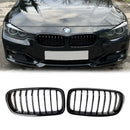 BMW 2012-2019 3 Series F30 F31 318i/320i/328i/330i/335i/340i/320d Gloss Black Grill Front Kidney Grille-1