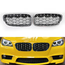 2012-2016 BMW 3 Series F30 318i/320i/328i/330i/335i/340i/320d Front Kidney Grille Chrome/Black Grills-5