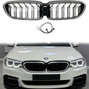 BMW 5-sarjan G30 G31 2017-2020 etumunuaisen musta säleikkö etupuskurin vaihtosäleikkö/LED-nauhavalo-3