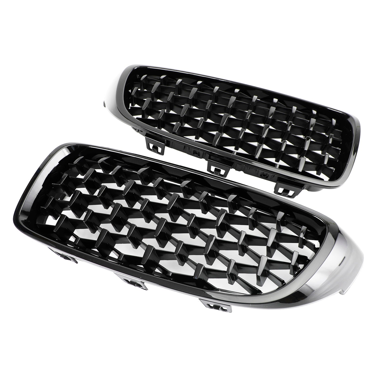 Grille de calandre supérieure avant Diamond Grill pour BMW Série 4 F32/F33/F36/F82 430i/440i/420i/428i/420d/M4 2014-2018