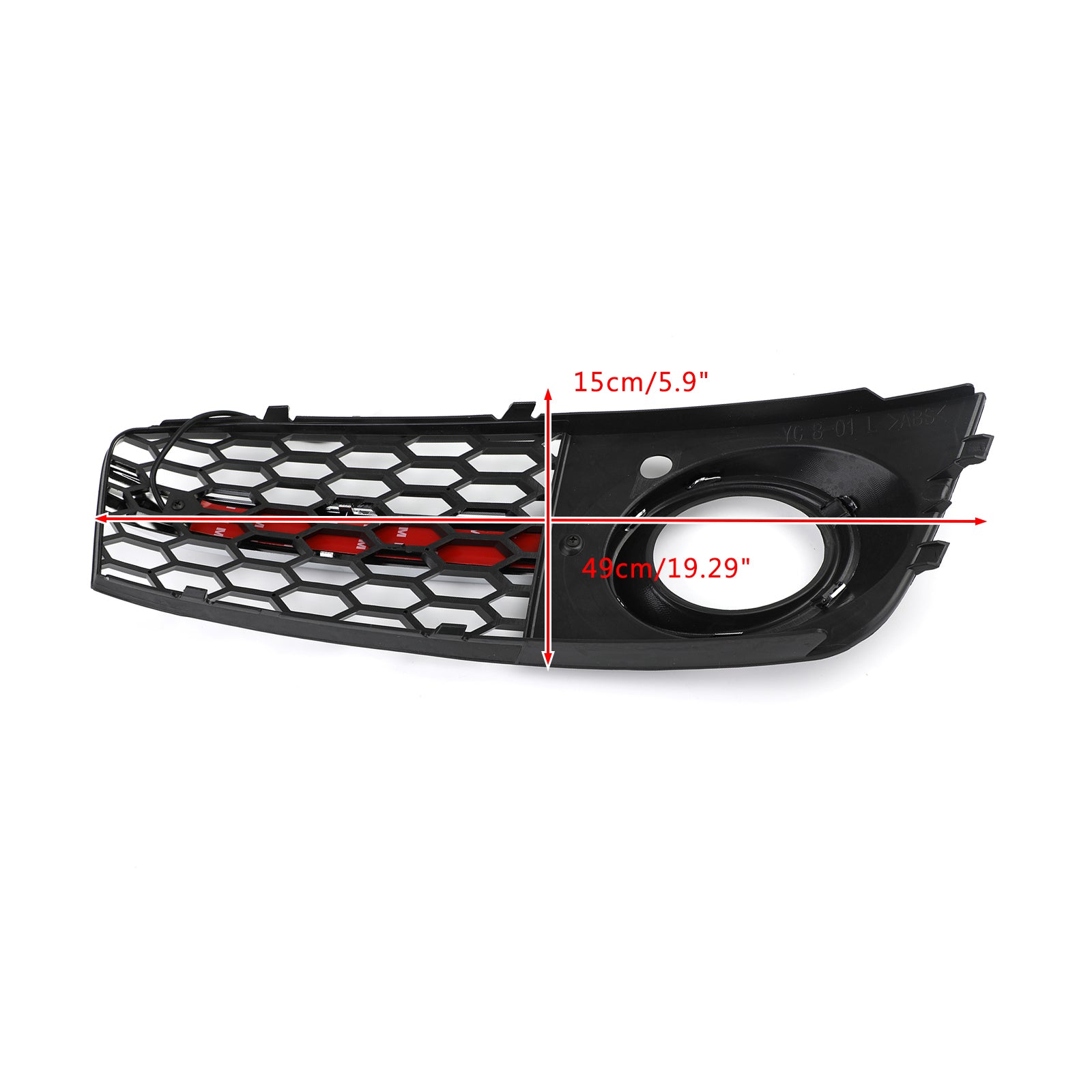 2009-2012 Audi A4 B8 nid d'abeille antibrouillard gril pare-chocs avant couvercle inférieur calandre noire 8KD 807 682 8KD 807 681