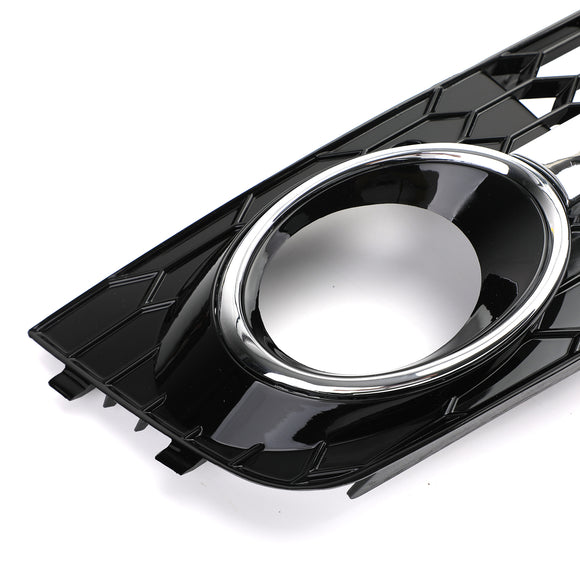 2009-2012 Audi A4 B8 nid d'abeille antibrouillard gril pare-chocs avant couvercle inférieur calandre noire 8KD 807 682 8KD 807 681