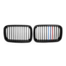 1990-1995 BMW 3-Series E36 Pre-facelift Front Grill Kidney Sport Hood Gblack / Mcolor Grille-1