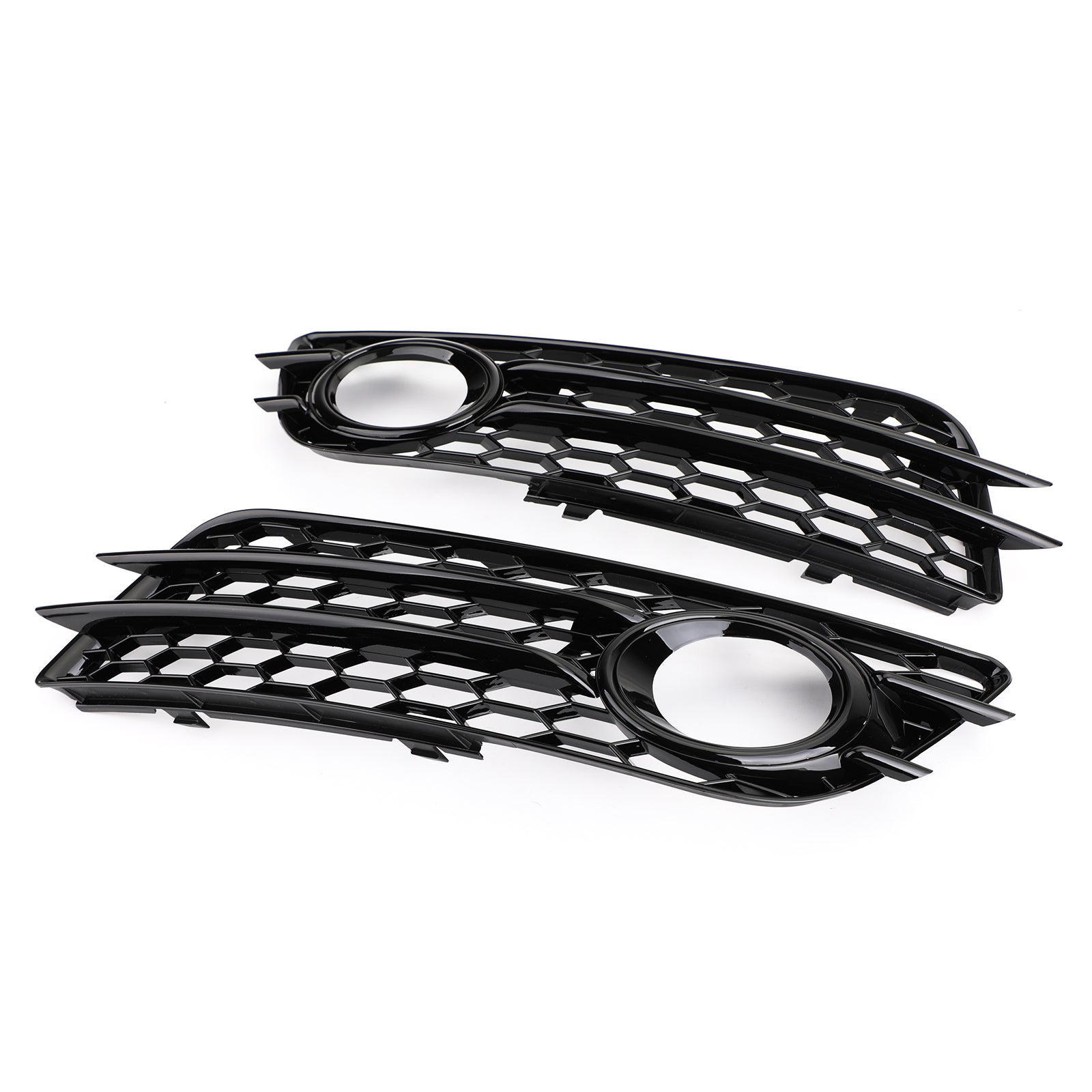 2008-2012 Audi A4 B8 S-line/s4 paire de voitures brouillard Grill Cover gauche et OEM droite/Grille de style en nid d'abeille