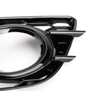 2008-2012 Audi A4 B8 S-Line/S4 Par Favo de Mel Luz de Nevoeiro Grill Capa Amortecedor Dianteiro Inferior Grade Preta 8K0807681C01C 8K0807682C01C-21