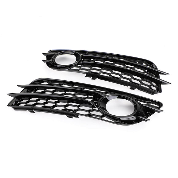 Audi 2008-2012 A4 S-Line S4 Sport Versione a nido d'ape Stile Fendinebbia Paraurti Griglia