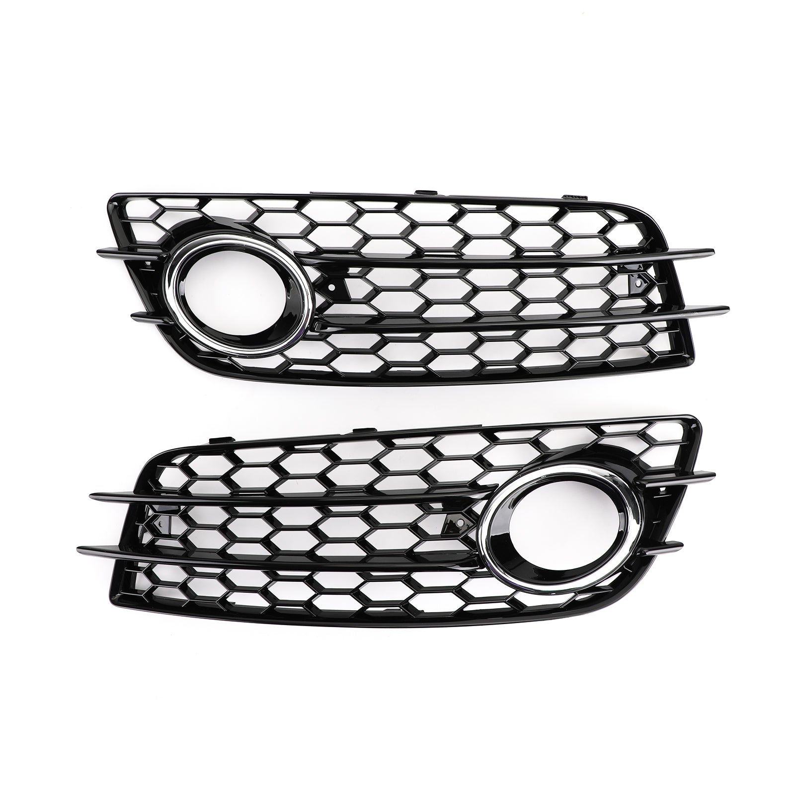 2008-2012 Audi A4 B8 S-line/s4 paire de voitures brouillard Grill Cover gauche et OEM droite/Grille de style en nid d'abeille