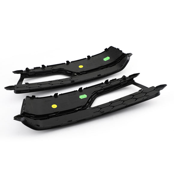 2012-2016 Audi A5 Sline / S5 B8.5 2PCS Front Fog Light Black Grille Front Bumper Honeycomb Lower Cover Grill