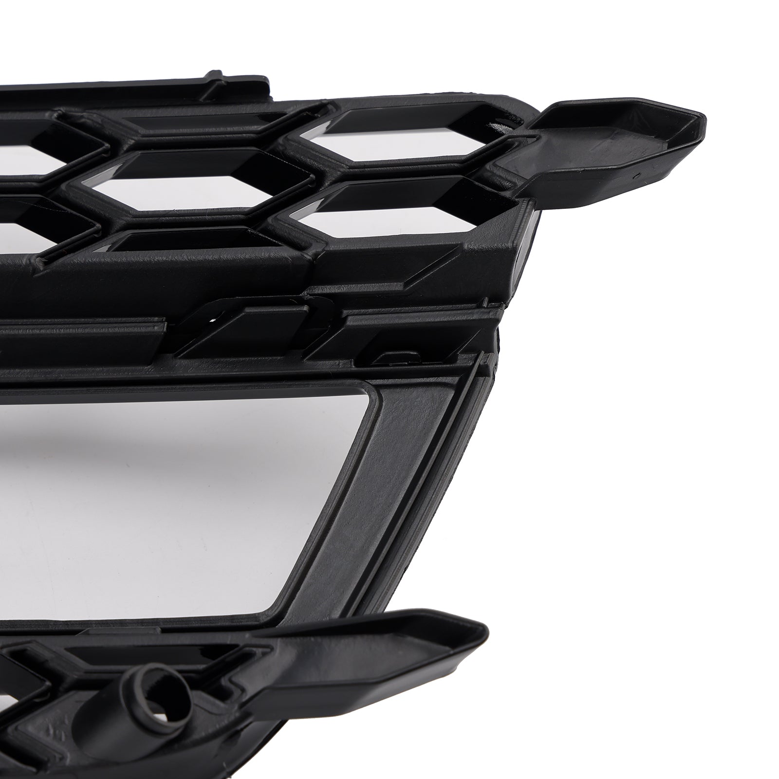 2013-2016 Audi A5 Sline / S5 2PCS Front Fog Lamp Black Grill Honeycomb Replacement Grille