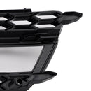 2012-2016 Audi A5/S5 B8.5 RS5 estilo rejilla de parachoques delantero de malla de panal parrilla negra-14