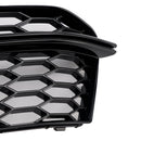 2012-2016 Audi A5/S5 B8.5 RS5 estilo rejilla de parachoques delantero de malla de panal parrilla negra-16