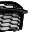 2012-2016 Audi A5 Sline / S5 B8.5 2PCS Front Fog Light Black Grille Front Bumper Honeycomb Lower Cover Grill-10