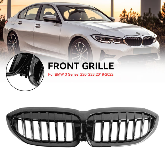 BMW G20 3er 2019–2022 320i/330i/320d/M340i/318i/330e Nierengrill, glänzend schwarzer Grill