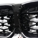 2019-2022 BMW 3 Series G20 G21 Pre-LCI Black Diamond LED Front Grill Upper Bumper Kidney Grille-7