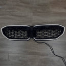 2019-2022 BMW 3 Series G20 G21 Pre-LCI Black Diamond LED Front Grill Upper Bumper Kidney Grille-9