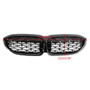 BMW 3 Series G20 G28 2019-2022 Front Bumper Kidney Grille Black Diamond Replacement Grill-2