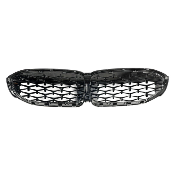 BMW 3 Series G20 G28 2019-2022 Front Bumper Kidney Grille Black Diamond Replacement Grill