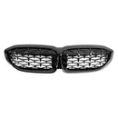 BMW 3 Series G20 G28 2019-2022 Front Bumper Kidney Grille Black Diamond Replacement Grill-1