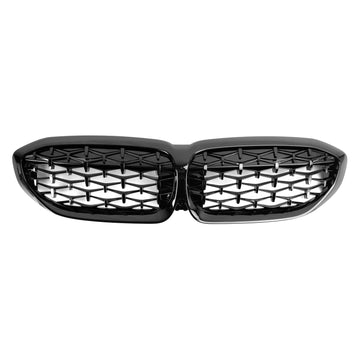 BMW 3-serie G20 G28 2019-2022 Voorbumper Nierengrille Black Diamond Vervangingsgrill