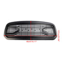 2013-2018 Dodge Ram 1500 Chrome Big Horn Style Grill Front Bumper Replacement Grille With RAM Letter-17