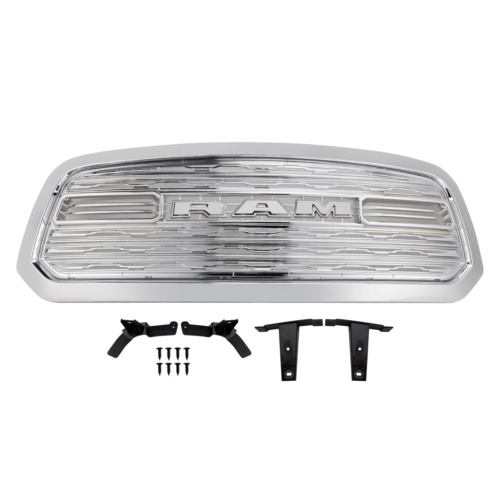 Dodge Ram 1500 2013-2018 Chrome LTD Style Front Bumper Grill Replacement Grille