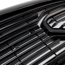Dodge Ram 1500 2013-2018 Glossy Black Big Horn Grill Front Bumper Grill With LED & RAM Letter-4