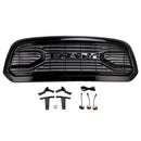 Dodge Ram 1500 2013-2018 Glossy Black Big Horn Grill Front Bumper Grill With LED-1