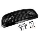 Dodge Ram 1500 2013-2018 Glossy Black Big Horn Grill Front Bumper Grill With LED & RAM Letter-8