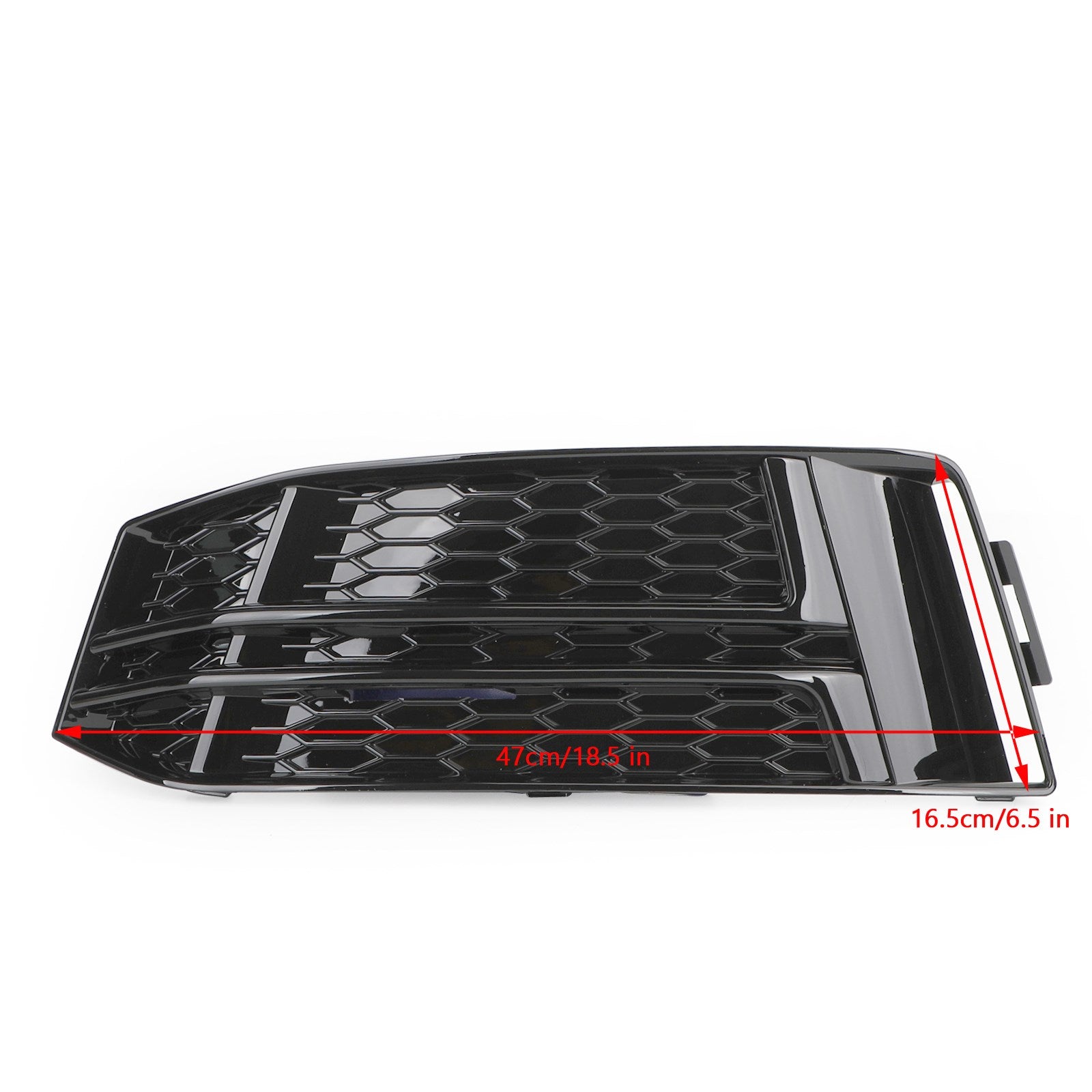Audi A4 Sline/S4 B9 2016-2018 2 STÜCKE Wabengitter Unterer Kühlergrill Frontstoßstange Nebelscheinwerferabdeckung Schwarzer Grill 8W0 807 681 F 8W0 807 682 F