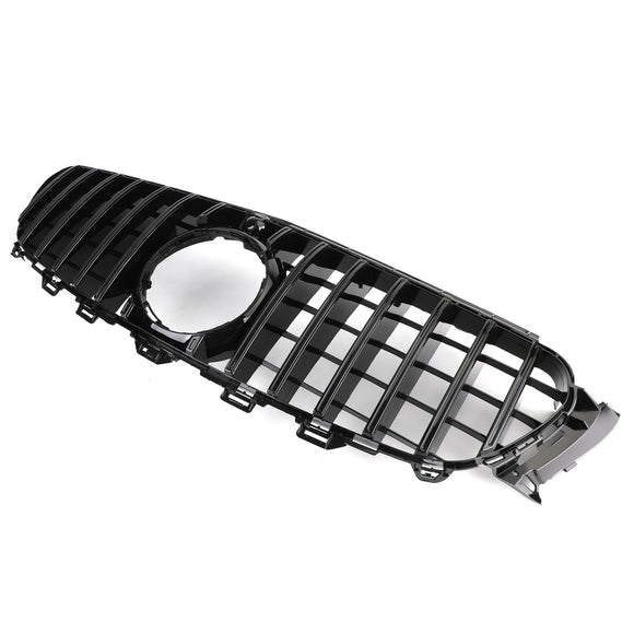 Mercedes Benz W213 E-Class 2016-2019 Front Bumper Grill GTR Style Glossy Black Grille