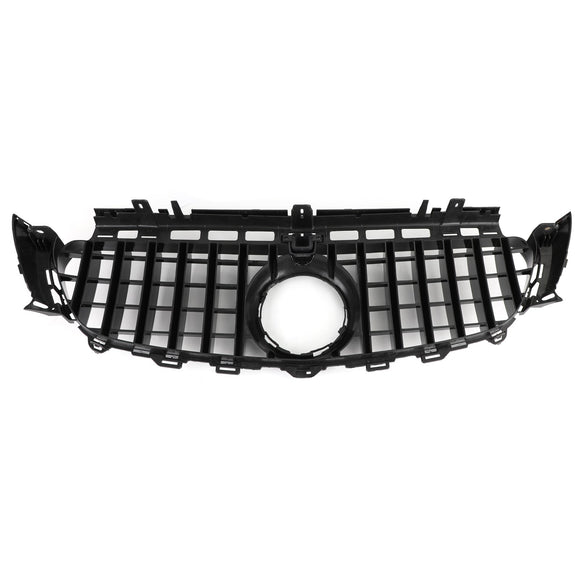 Mercedes Benz W213 E-Class 2016-2019 Front Bumper Grill GTR Style Glossy Black Grille