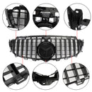 Mercedes-Benz 2016-2019 W213 Calandre avant noire brillante avec emblème étoile pour Classe E E200 E300 E400 E43 GTR-6